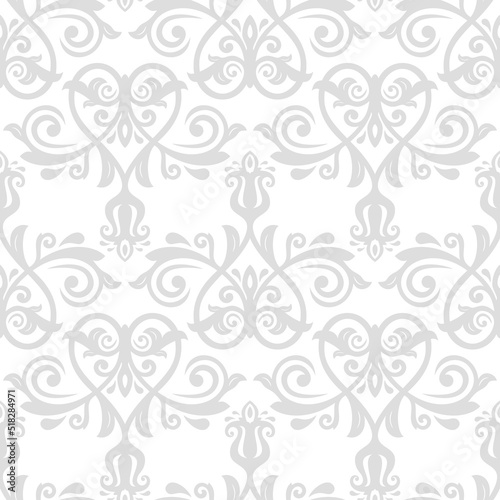 Orient vector classic pattern. Seamless abstract background with vintage light elements. Orient pattern. Ornament for wallpapers and packaging