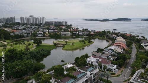 Sentosa, Singapore - July 14, 2022: The Landmark Buildings and Tourist Attractions of Sentosa Island, Singapore photo