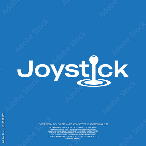 Joystick logo design and symbol for your brand identity