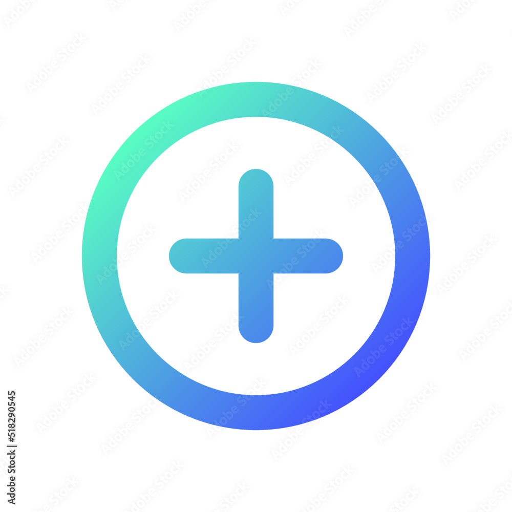Add button pixel perfect gradient linear ui icon. Increase volume. Toolbar control element. Menu command. Line color user interface symbol. Modern style pictogram. Vector isolated outline illustration Add button pixel perfect gradient linear ui icon. Increase volume. Toolbar control element. Menu command. Line color user interface symbol. Modern style pictogram. Vector isolated outline illustration
