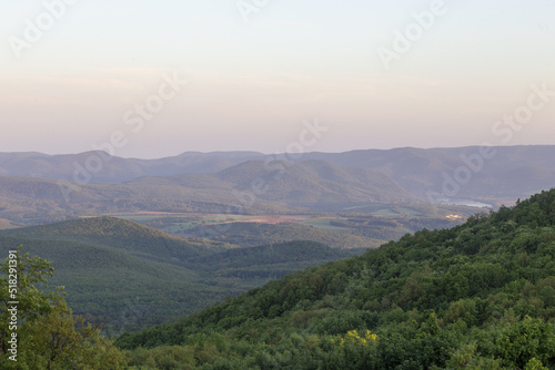 morning in the mountains