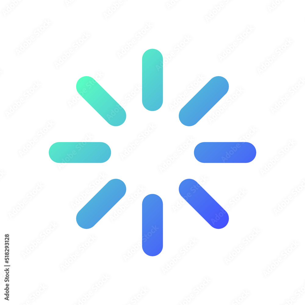 Loading indicator pixel perfect gradient linear ui icon. Progress spinner. Waiting for download. Line color user interface symbol. Modern style pictogram. Vector isolated outline illustration Loading indicator pixel perfect gradient linear ui icon. Progress spinner. Waiting for download. Line color user interface symbol. Modern style pictogram. Vector isolated outline illustration