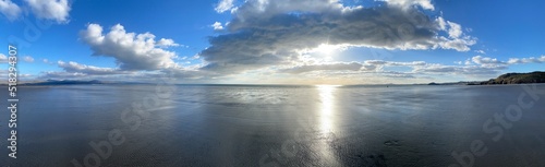 Beach tide out