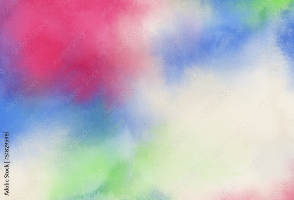 Beautiful aquarelle background. Versatile artistic image for creative design projects: posters, banners, cards, magazines, covers, prints, wallpapers. Blue, red and green colors. Beautiful aquarelle background. Versatile artistic image for creative design projects: posters, banners, cards, magazines, covers, prints, wallpapers. Blue, red and green colors.