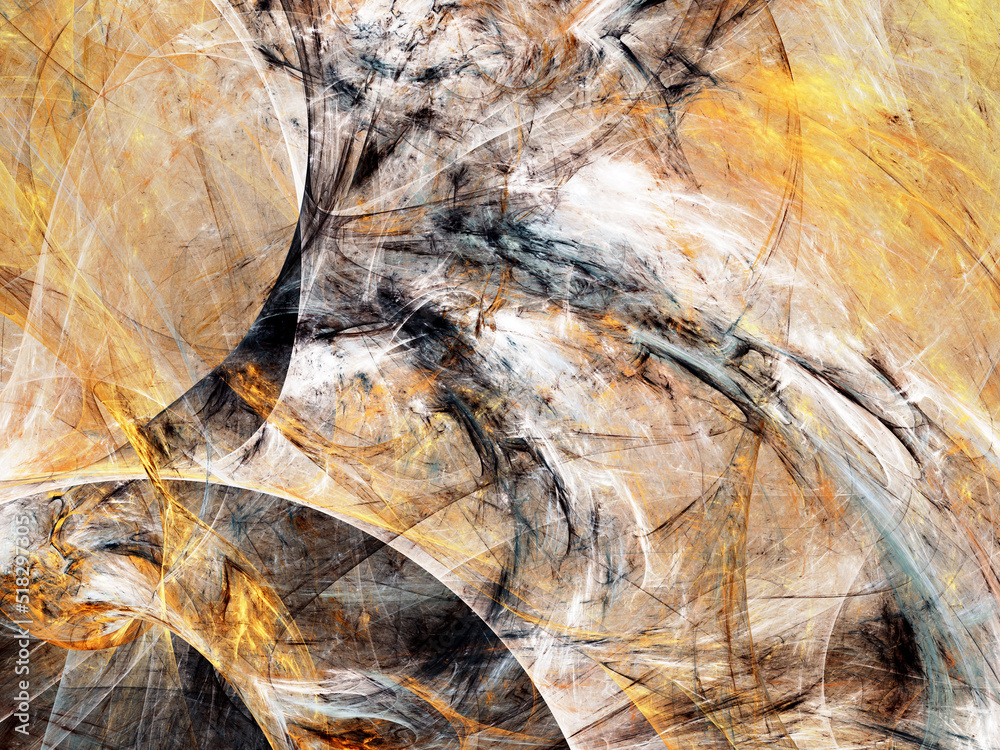 custom made wallpaper toronto digitalbrown abstract fractal background 3d rendering illustration