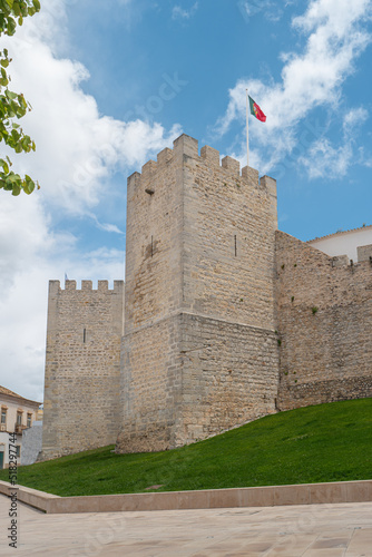 Fortress - a medieval castle in the Portuguese tourist town of Loule, southern part of the historic Algarve. Castle of Loule, Faro district, Algarve, Portugal photo
