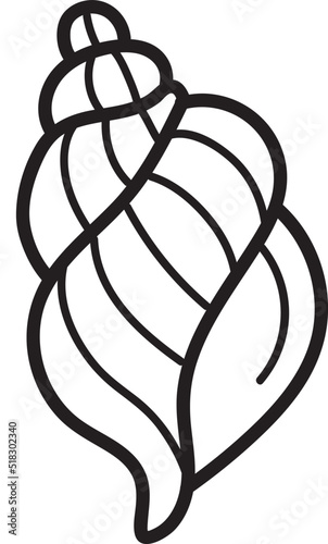 Sea conch clipart