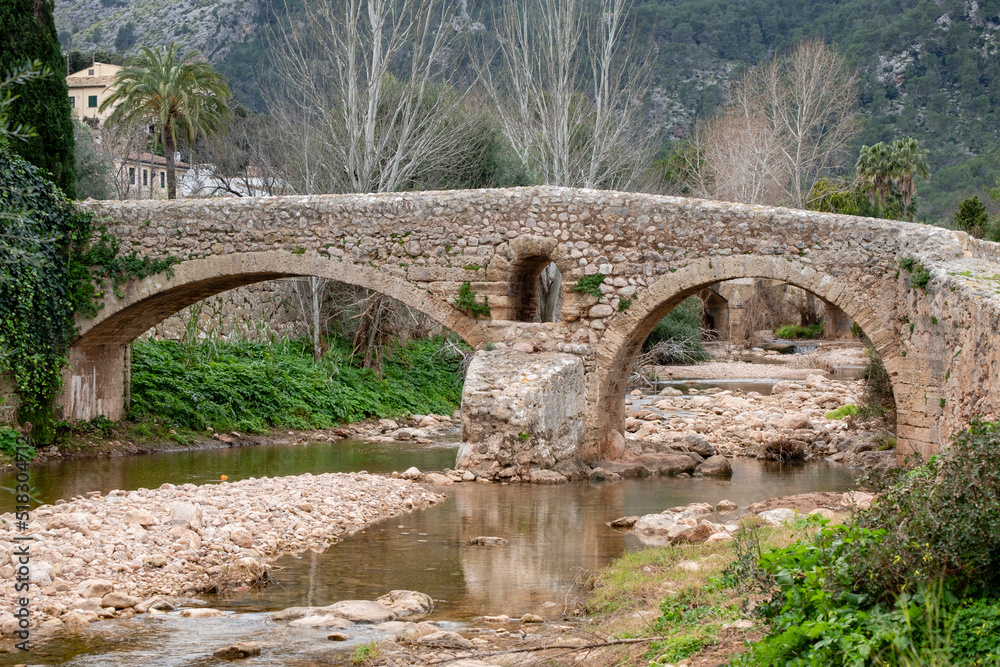Pont Romà, Puente Romano sobre el torrente de Sant Jordi, Pont Romà, Puente Romano sobre el torrente de Sant Jordi,