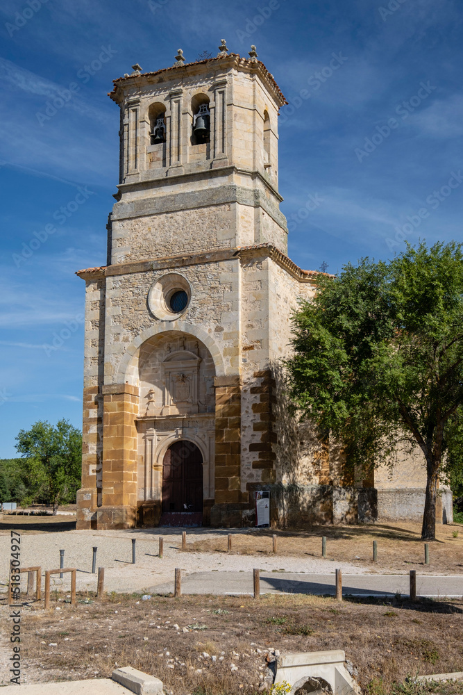 Ermita de la Virgen de la Blanca, renacentista, siglo XVIII ,Cabrejas del Pinar, Soria, Comunidad Autónoma de Castilla, Spain, Europe