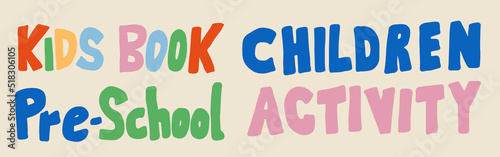 Children s Book  Preschool and Child Activity Text Set