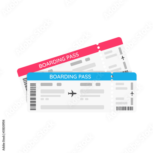 air ticket Specify flight details and travel time. for traveling with airlines
