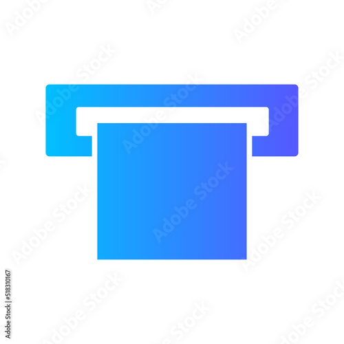 withdraw gradient icon