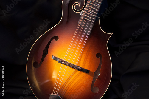 Close up of mandolin art photo