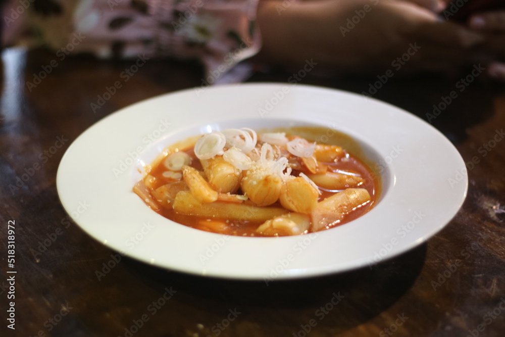 Tasty stew. Goulash soup bograch in a bowl. Hungarian dish, view from above, top shot, horizontal Tasty stew. Goulash soup bograch in a bowl. Hungarian dish, view from above, top shot, horizontal