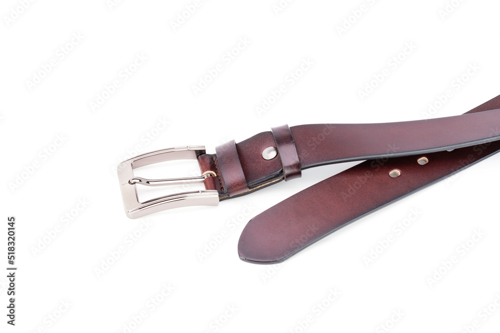 new belt men and women brown red stylish fashion isolated on white background new belt men and women brown red stylish fashion isolated on white background