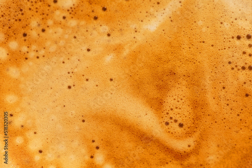 Coffee foam texture