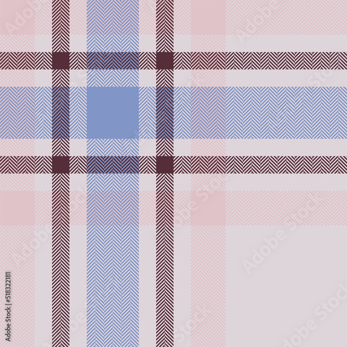 Plaid check pattern. Seamless fabric texture. Tartan textile print.