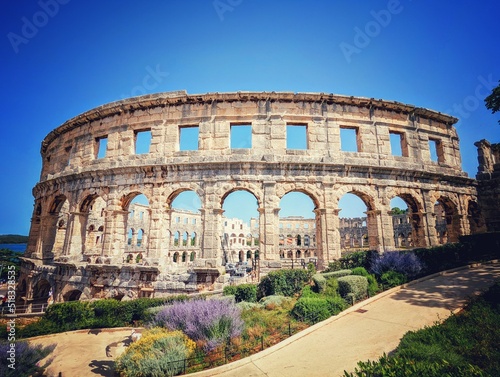 Amphitheater von pula in istrien