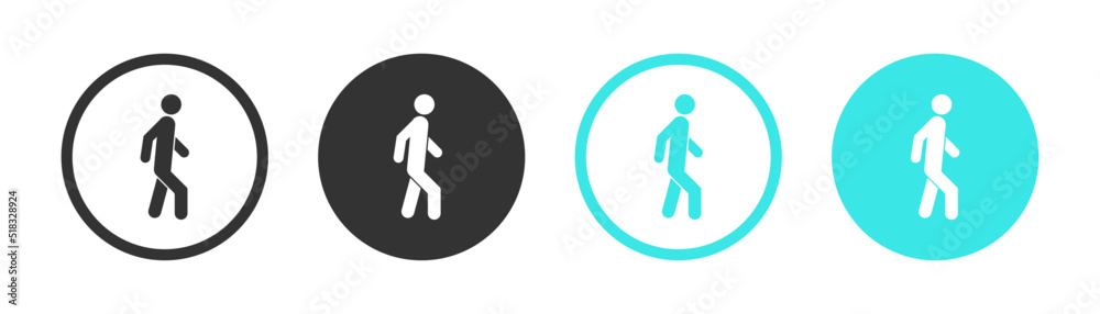 edit man walking icon. Create modify man walking sign button. Man walking icon. Vector. edit man walking icon. Create modify man walking sign button. Man walking icon. Vector.