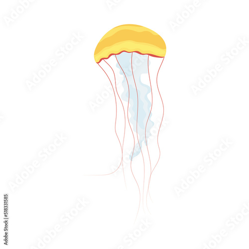 yellow jellyfish icon