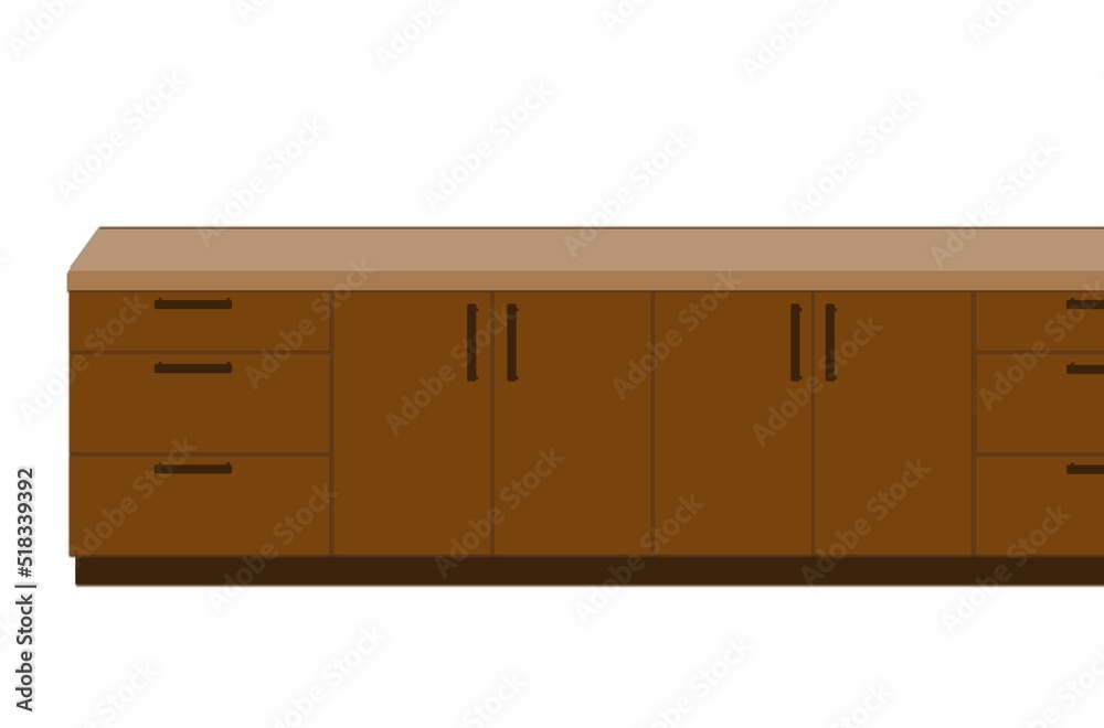 Long Wooden couther in white background. Long Wooden couther in white background.
