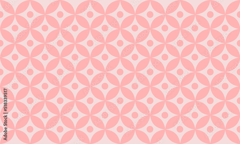 Pink geometric pattern background with circle. Pink geometric pattern background with circle.