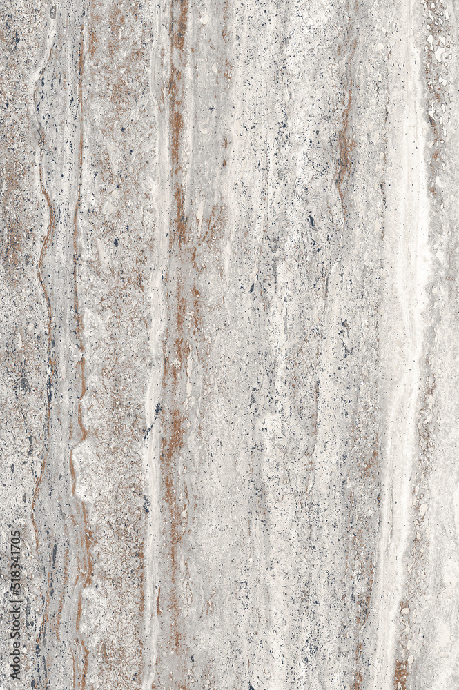 Fototapeta premium Natural stone texture top view. Gray marble, matt surface, Italian slab, granite, ivory texture, ceramic wall floor tiles. Rustic Natural porcelain stoneware vertical background. Limestone pattern.