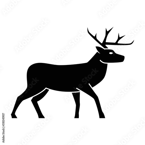 Deer Icon Vector On Trendy Design.