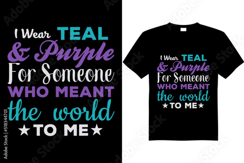 Suicide Prevention Week  t-shirt design vector
