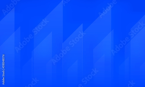 Abstract geometric background - blue with white transparent shapes