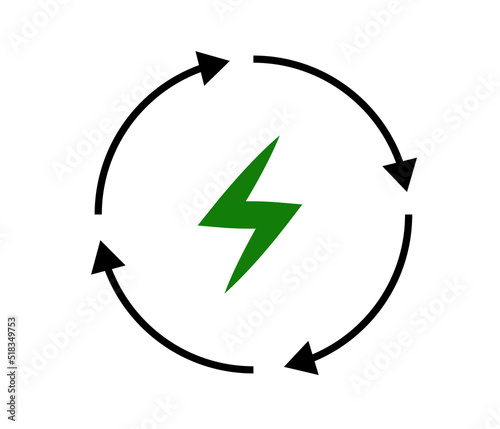 Free Download Lightning isolated vector icon. renewable power energy symbol. Vector graphic.
 - GFXLoad