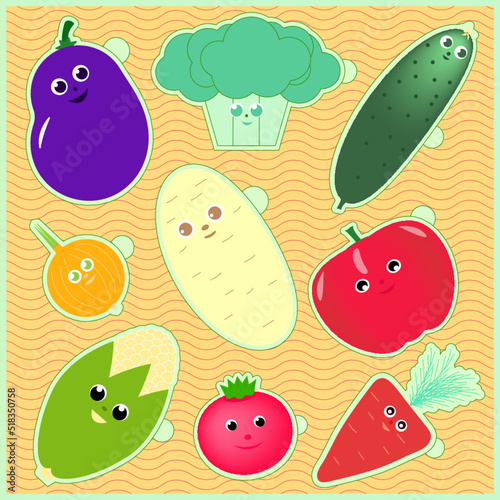 vegetable figurines for educational games with children. vegetables. toys.