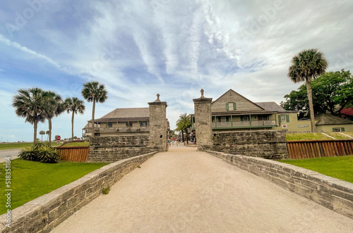 The Old City Gate in St. Augustine Fl. 