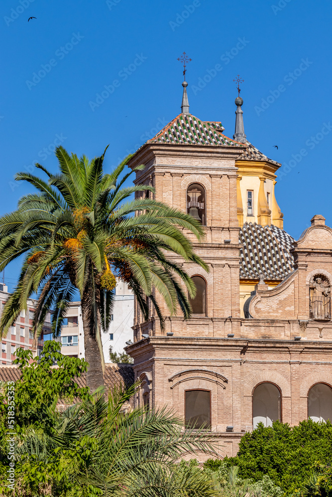 Urban landscape of the city of Murcia, Spain