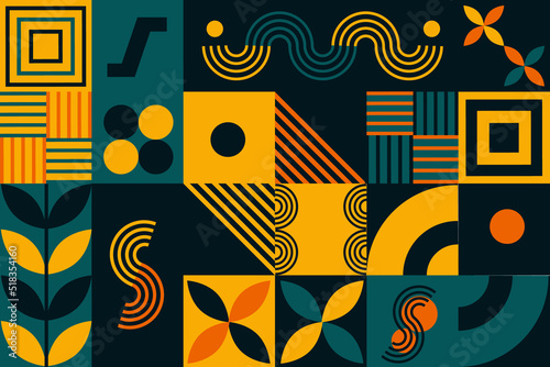 abstract background, a pattern of geometric shape. the modern element is a circle, a line in the style of minimalism. for print. banner, web, business ideas. vector art illustration.