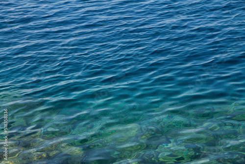 Adriatic sea background in Croatia 