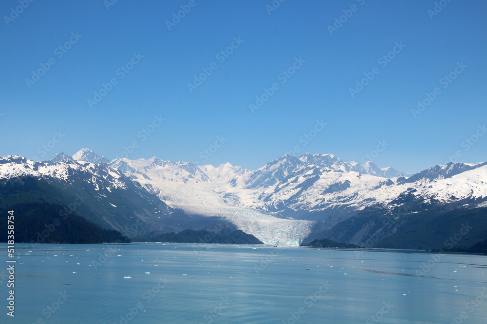 Yale Glacier in College Fjord, Alaska, United States      