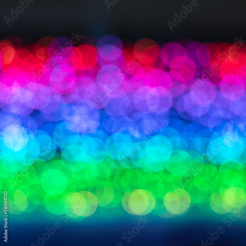 Abstract bokeh colorful circles