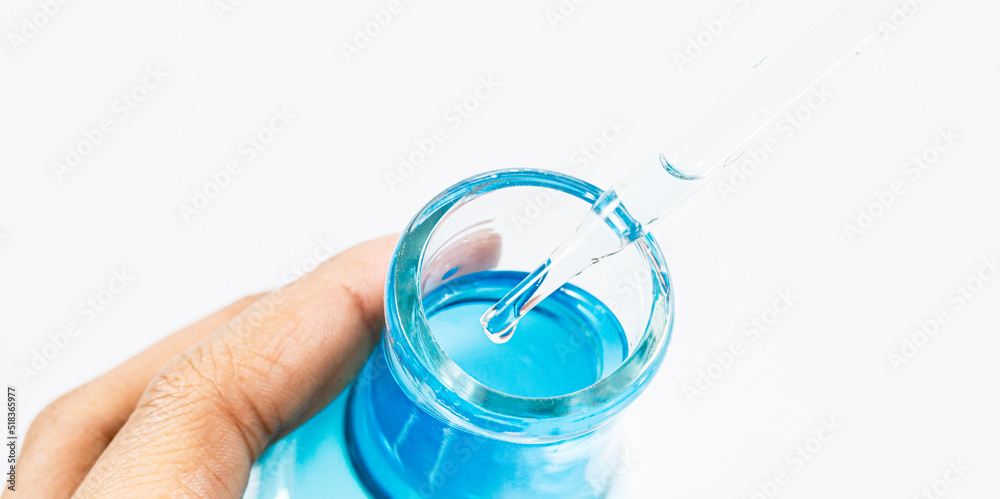 blue science experiment flask on white background,Test-tubes with blue liquid isolated on white blue science experiment flask on white background,Test-tubes with blue liquid isolated on white
