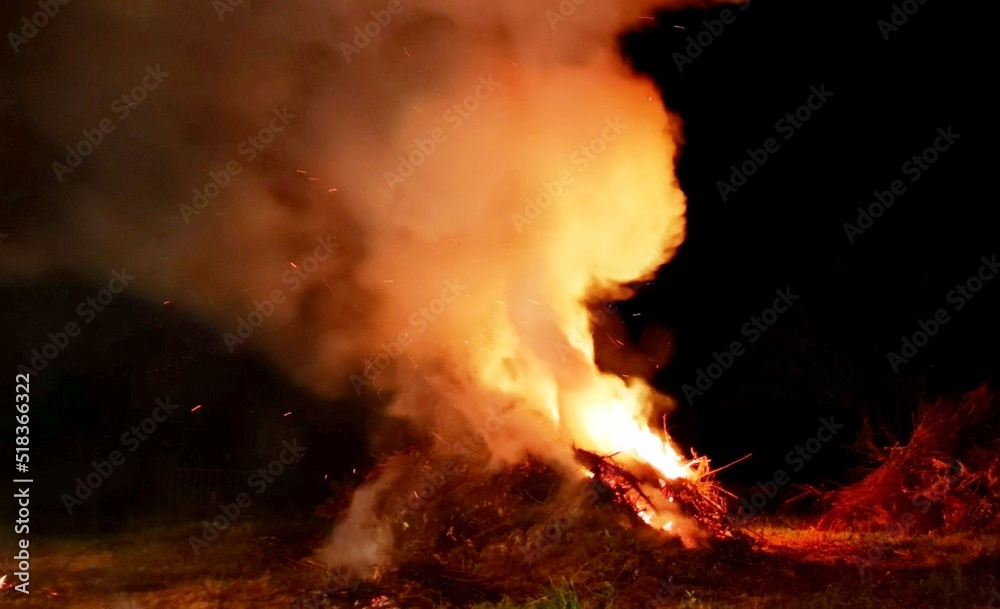 Incendio forestal en Galicia