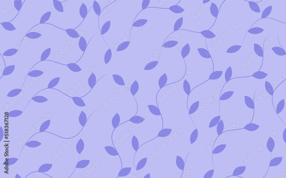 Plants purple seamless pattern