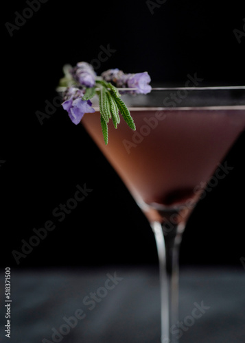 Creme de Violette drink photo