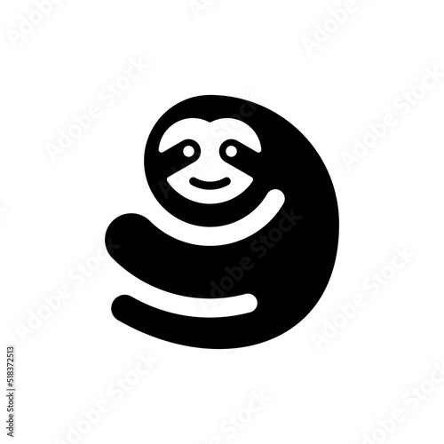 sloth logo icon designs vector illustration symbol template