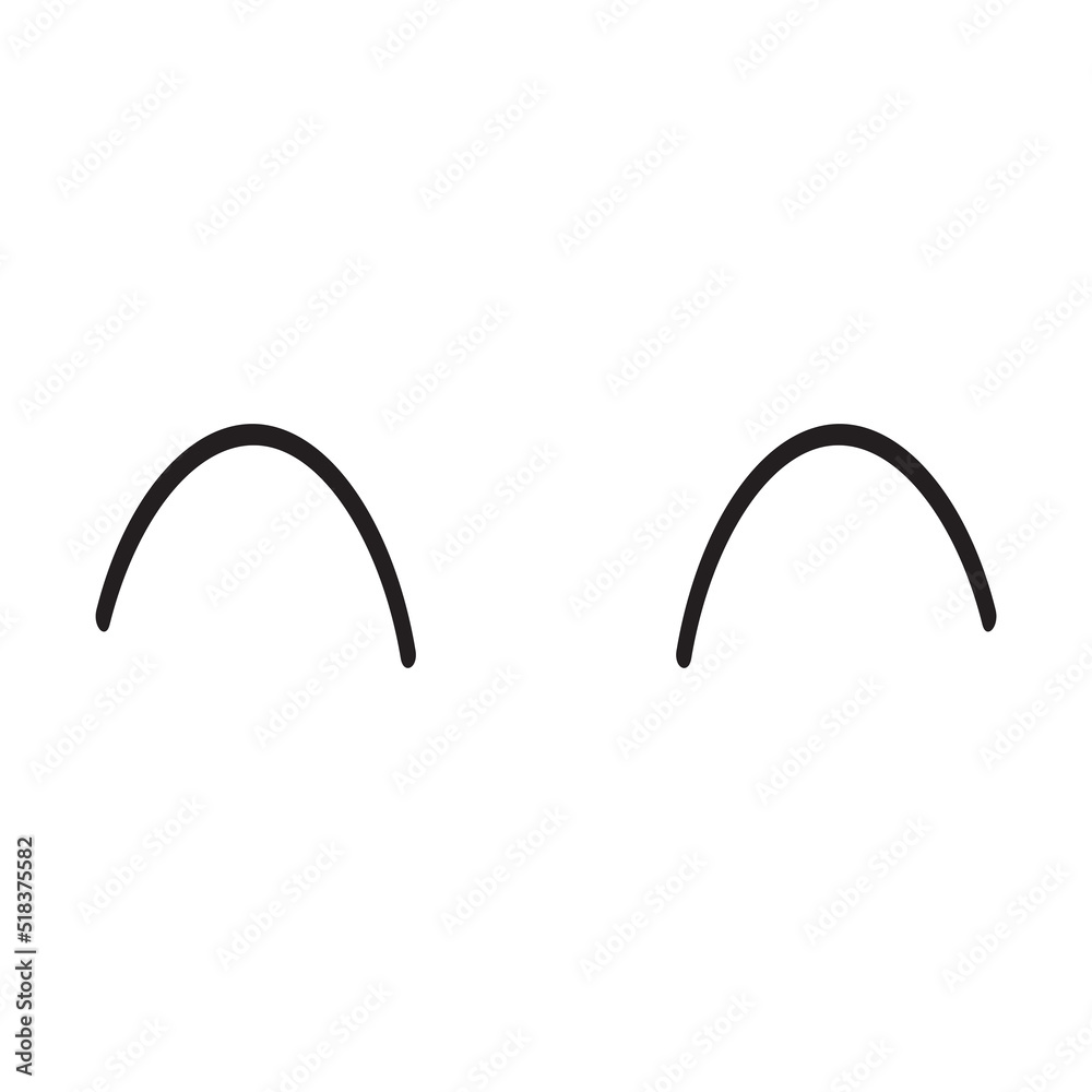 Eyes hand draw cute style for your character design. Vector 10 eps Eyes hand draw cute style for your character design. Vector 10 eps