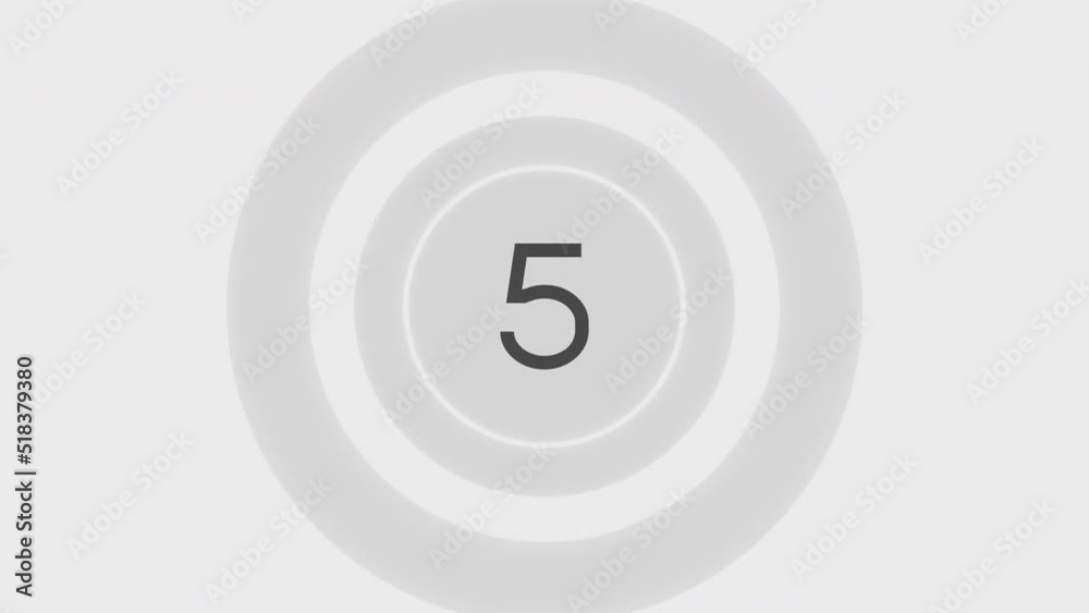 10 seconds countdown circle tunnel on white background 10 seconds countdown circle tunnel on white background