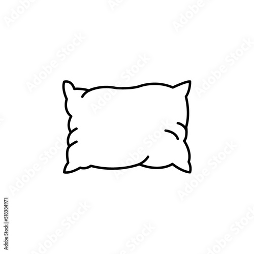 pillow icon logo vector design template