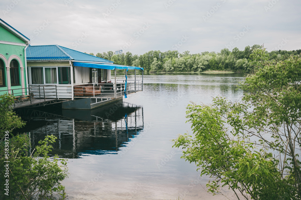 House on the river. Rest in a house on the river House on the river. Rest in a house on the river