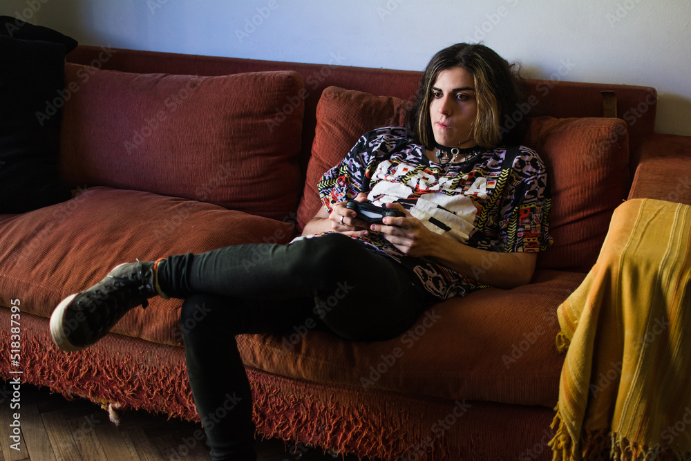 Trans teen girl playing online games Trans teen girl playing online games