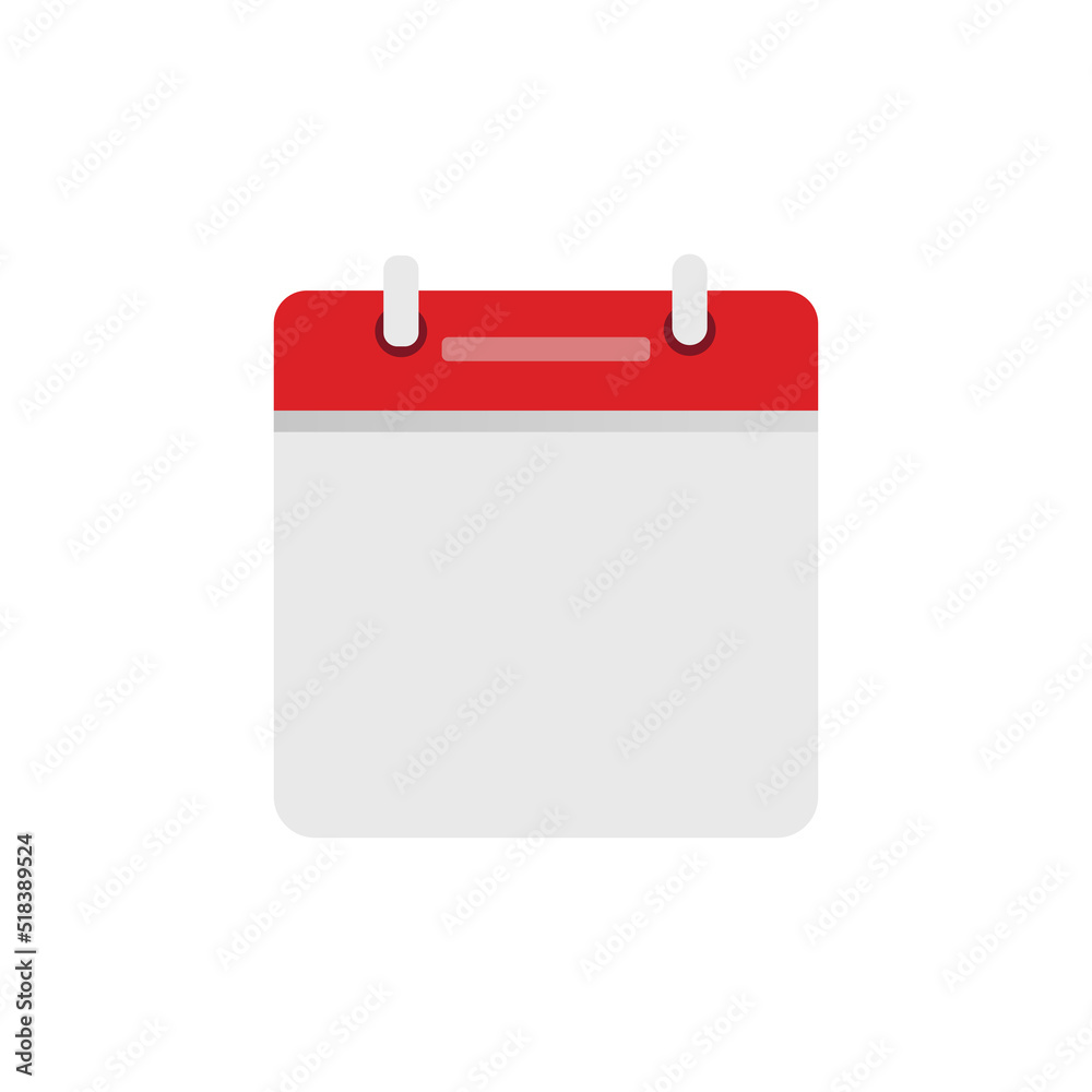 Calendar on a white background. Vector illustration. Calendar on a white background. Vector illustration.