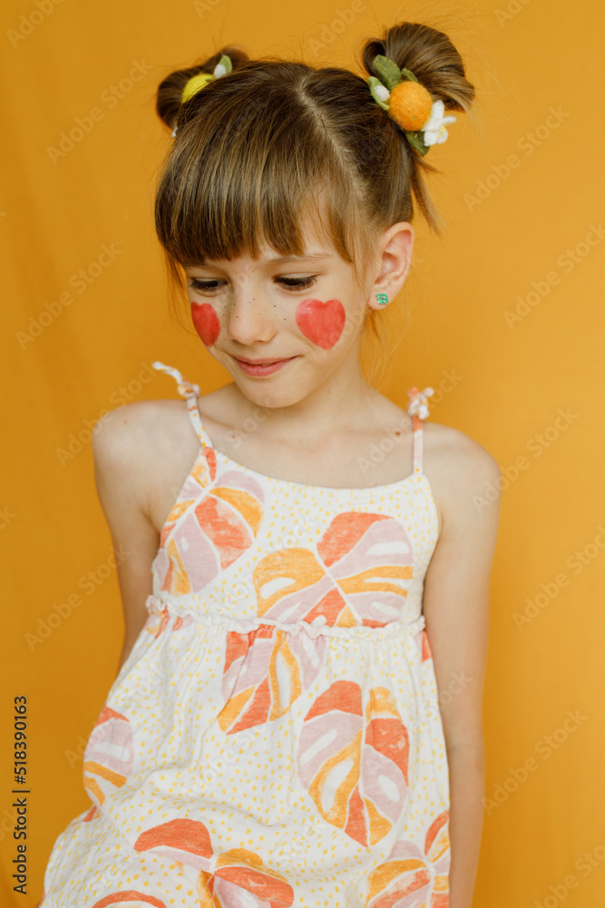 Hearts on my cheeks Hearts on my cheeks